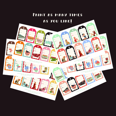 Retro Holiday Gift Tags | FREE Printable